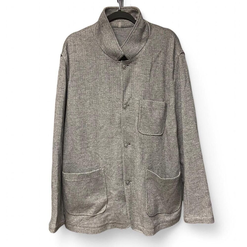 Collection by Michael Strahan grey cardigan blazer size XXL